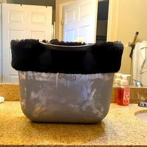 O’bag classic silver hand painted